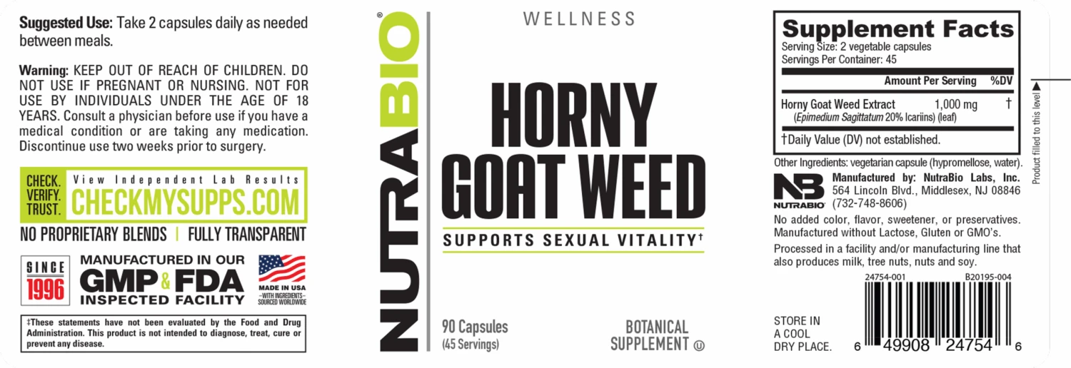 Horny Goat Weed (500mg) 5 Horny Goat Weed (500mg) - Image 3
