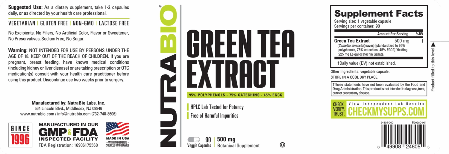 Green Tea Extract (500mg) 5 Green Tea Extract (500mg) - Image 3
