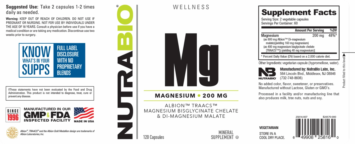 Magnesium Complex (200mg) 5 Magnesium Complex (200mg) - Image 3