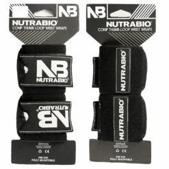 NutraBio Compression Thumb Loop Wrist Wraps