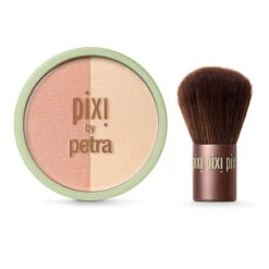 Pixibeauty Store -Pixibeauty Store BeautyBlushDuo Kabuki PeachHoney 19JUN15 web